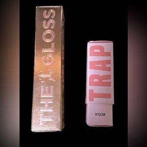 Jeffree Star Velvet Trap Lipstick (Orange Prick) and Lip Gloss (Beaded Glass)